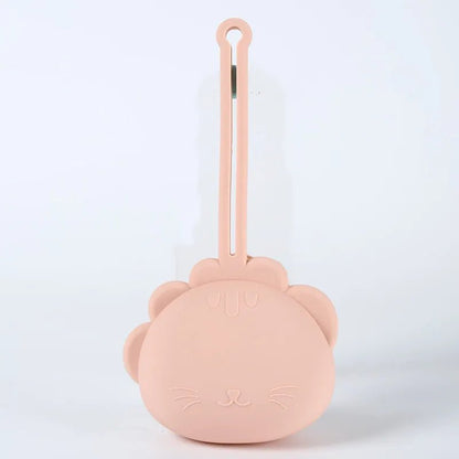 Portable Silicone Pacifier Storage Case — Drop-Proof Paci Holder with Lanyard for Babies 6M+ - Babytopia32