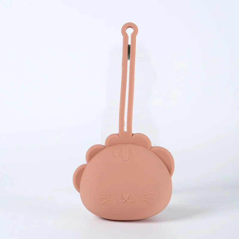 Portable Silicone Pacifier Storage Case — Drop-Proof Paci Holder with Lanyard for Babies 6M+ - Babytopia32