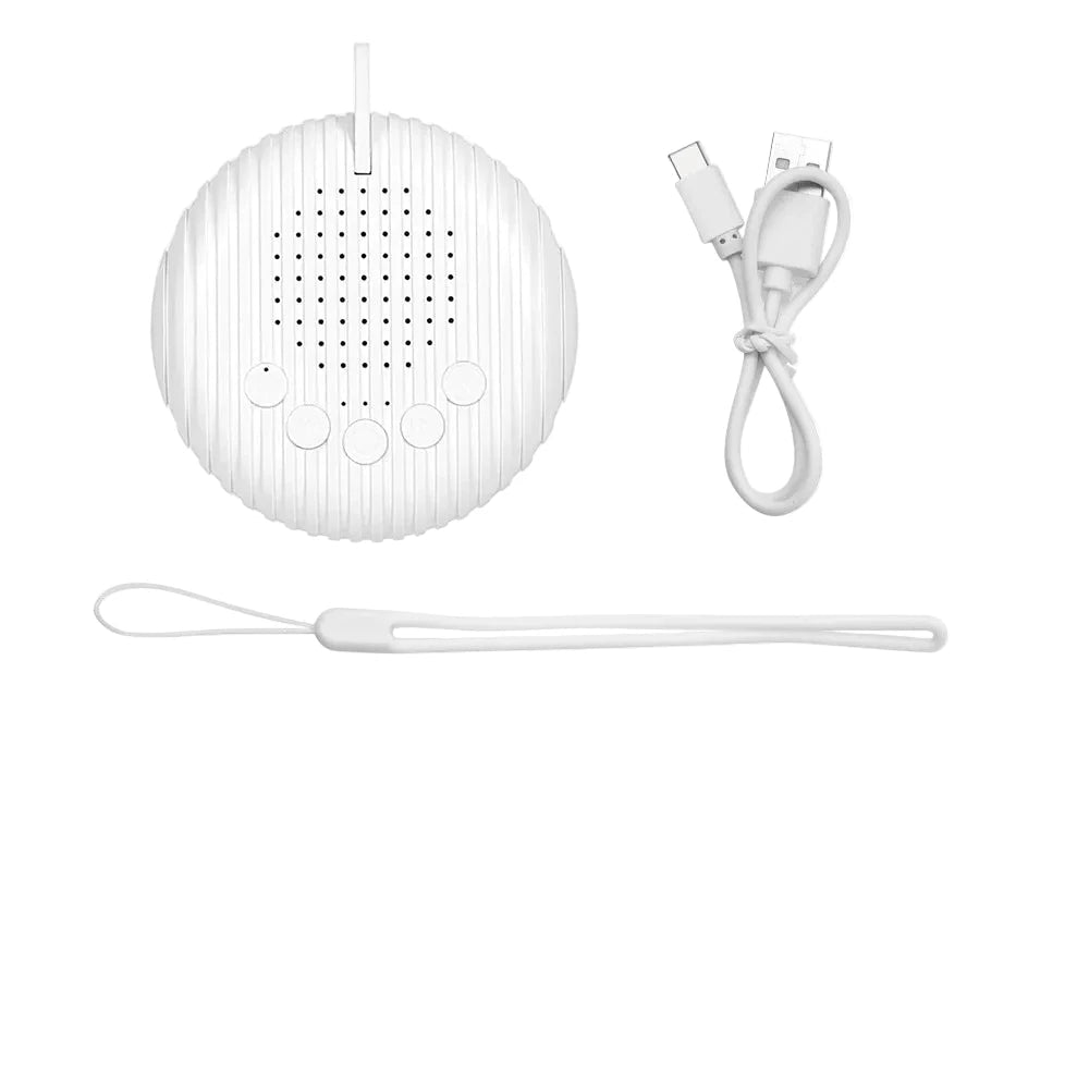 Portable White Noise Sleep Machine — 12 Soothing Sounds, USB Rechargeable, Timer & Volume Control - Babytopia32