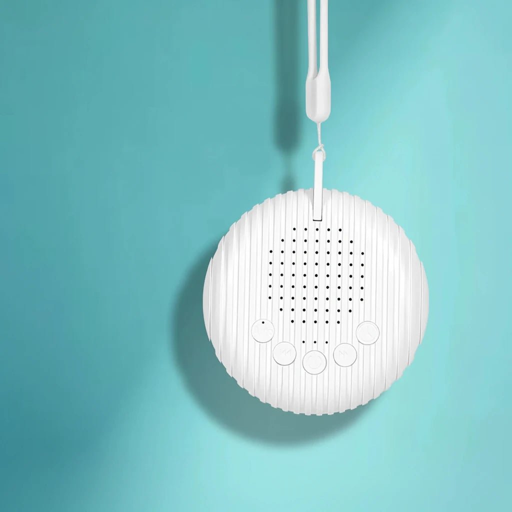 Portable White Noise Sleep Machine — 12 Soothing Sounds, USB Rechargeable, Timer & Volume Control - Babytopia32