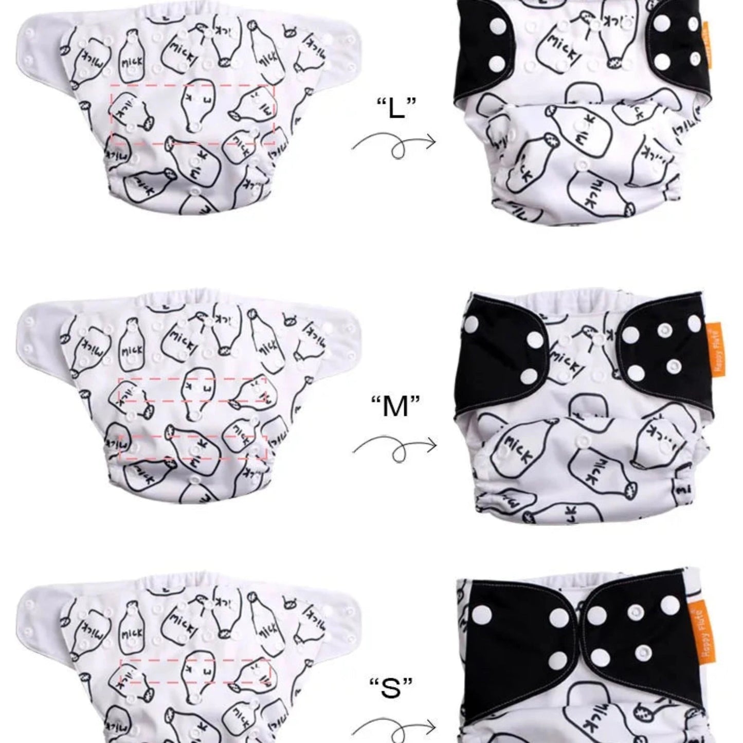 Reusable Baby Diaper - Babytopia32