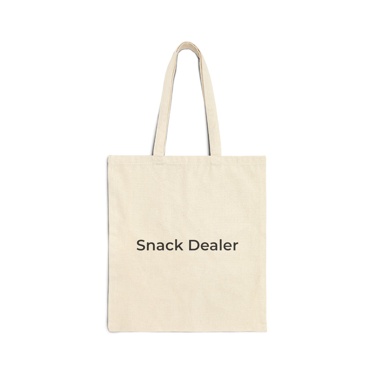 Snack Dealer Tote Bag | Cotton Canvas Grocery Shopper - Babytopia32