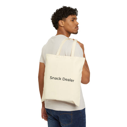 Snack Dealer Tote Bag | Cotton Canvas Grocery Shopper - Babytopia32