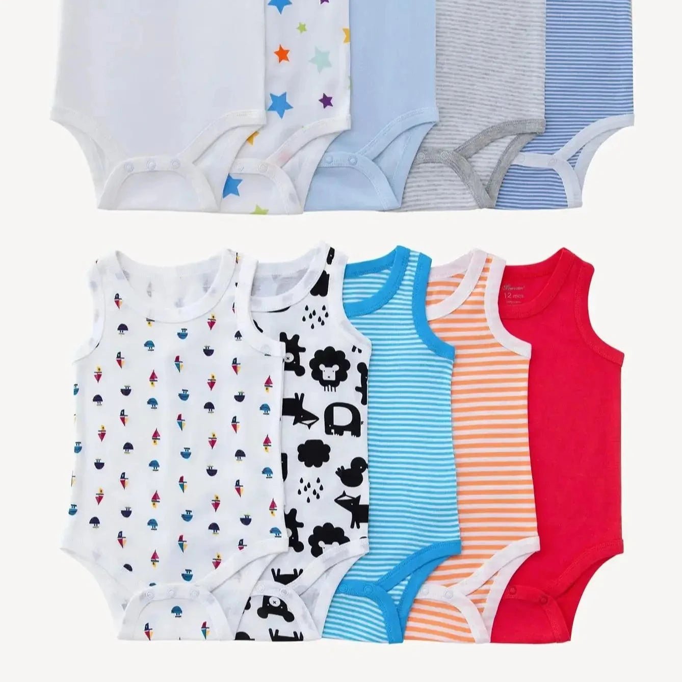 Summer Sleeveless Bodysuits - Babytopia32