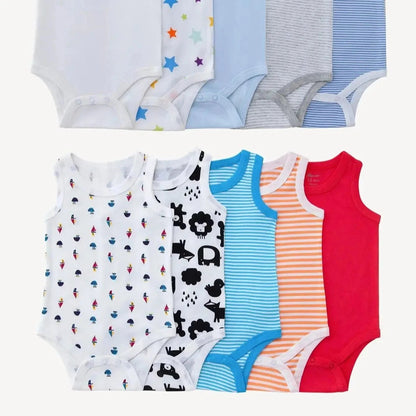 Summer Sleeveless Bodysuits - Babytopia32