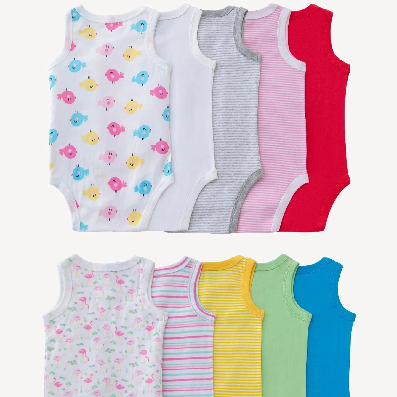 Summer Sleeveless Bodysuits - Babytopia32