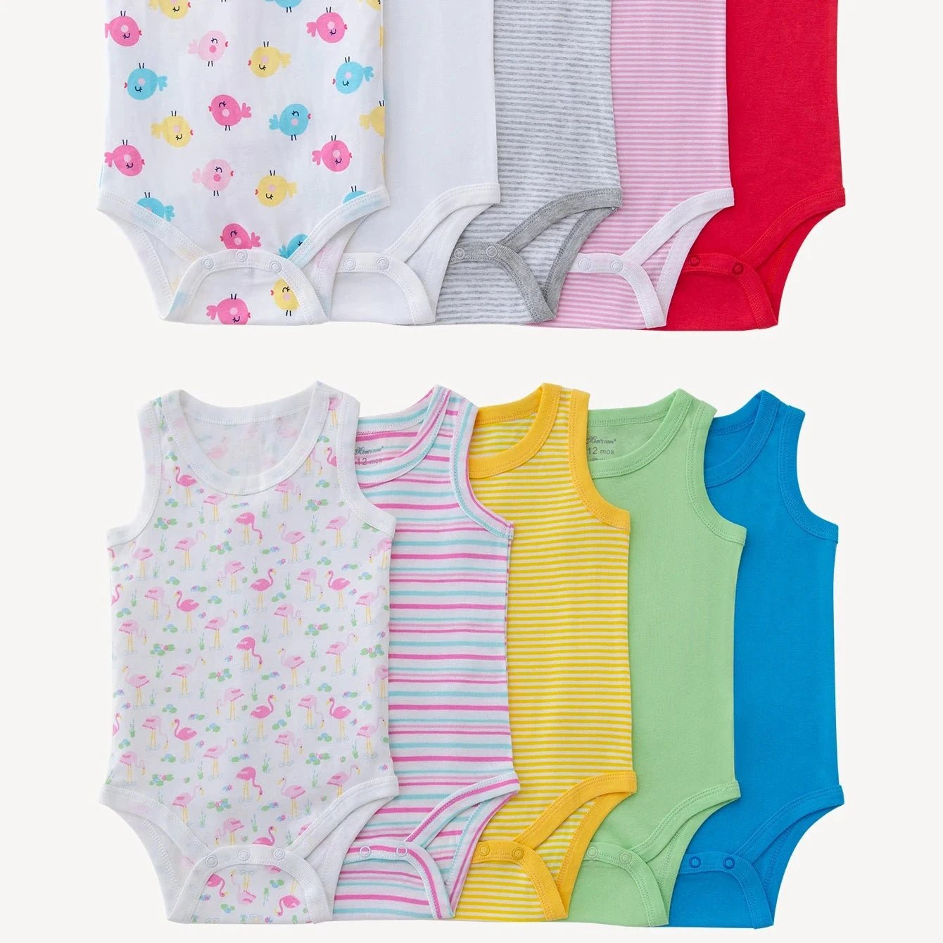 Summer Sleeveless Bodysuits - Babytopia32