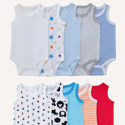 Summer Sleeveless Bodysuits - Babytopia32