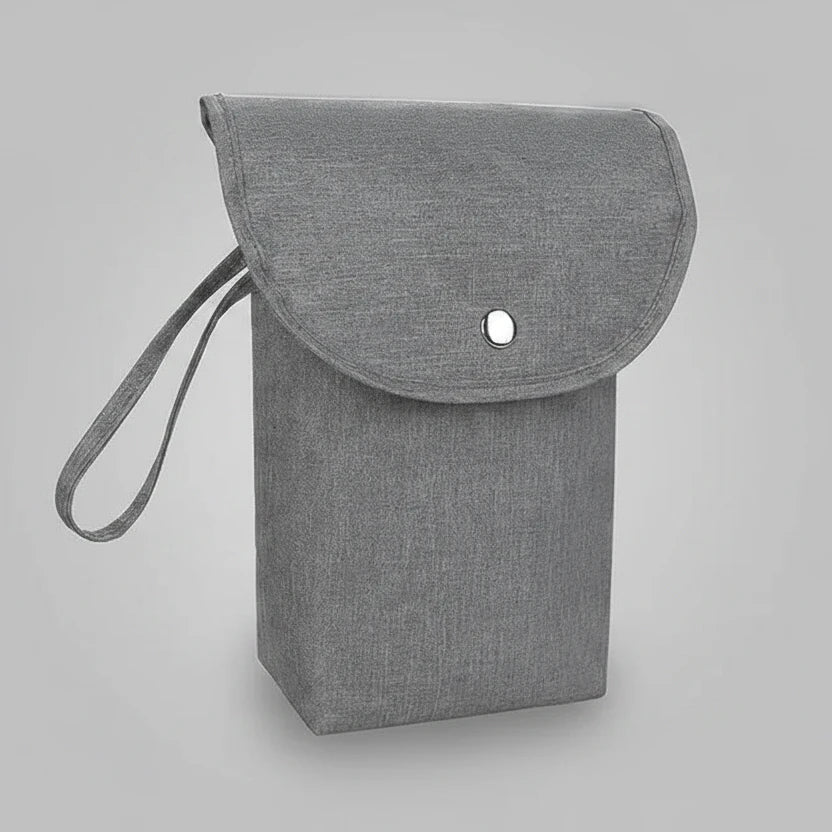 Waterproof Wet Dry Diaper Bag Organizer Insert — Nappy Storage Pouch for Stroller, Travel & Tote - Babytopia32