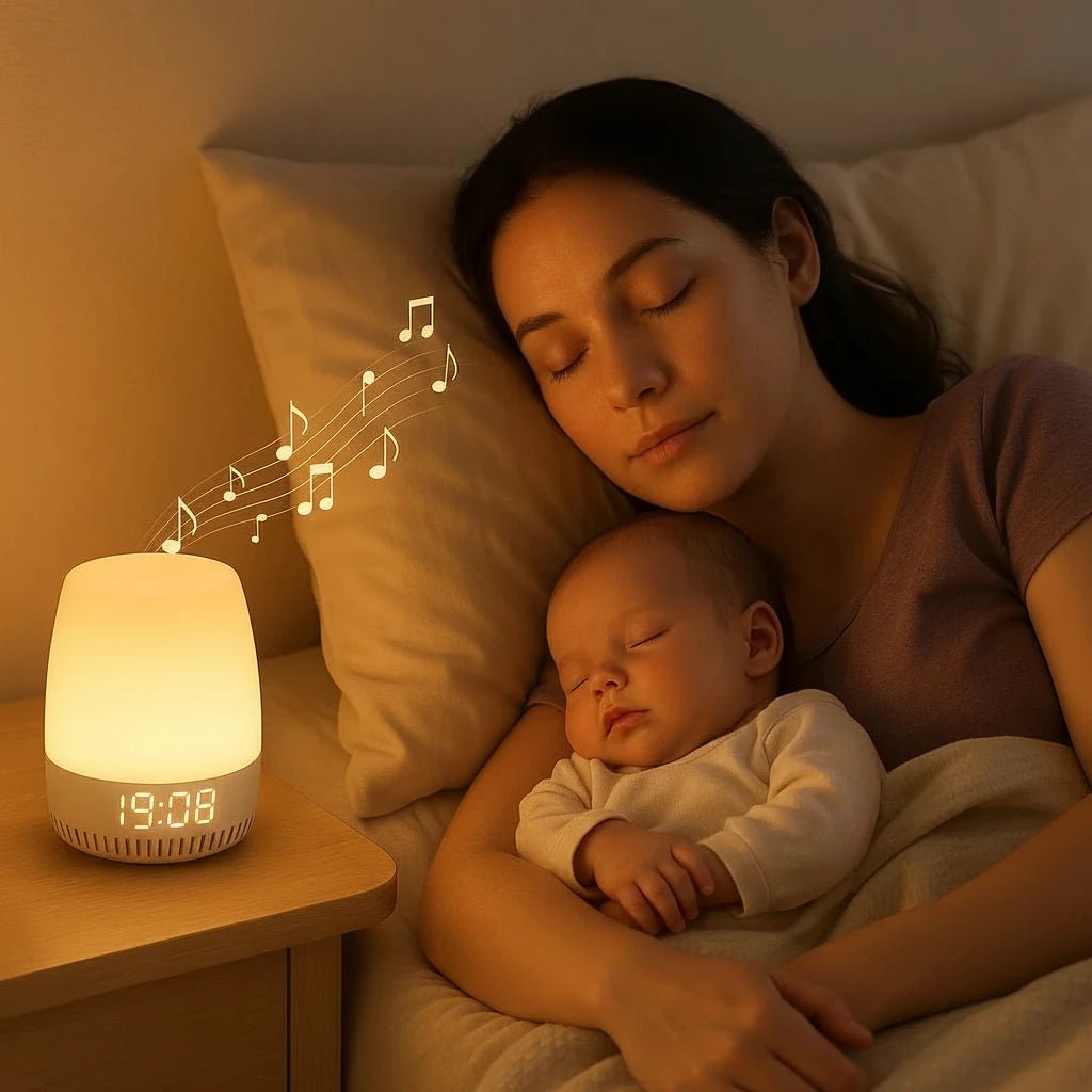 White Noise Machine with Night Light — 19 Soothing Sounds, Portable Sleep Aid for Home & Travel - Babytopia32