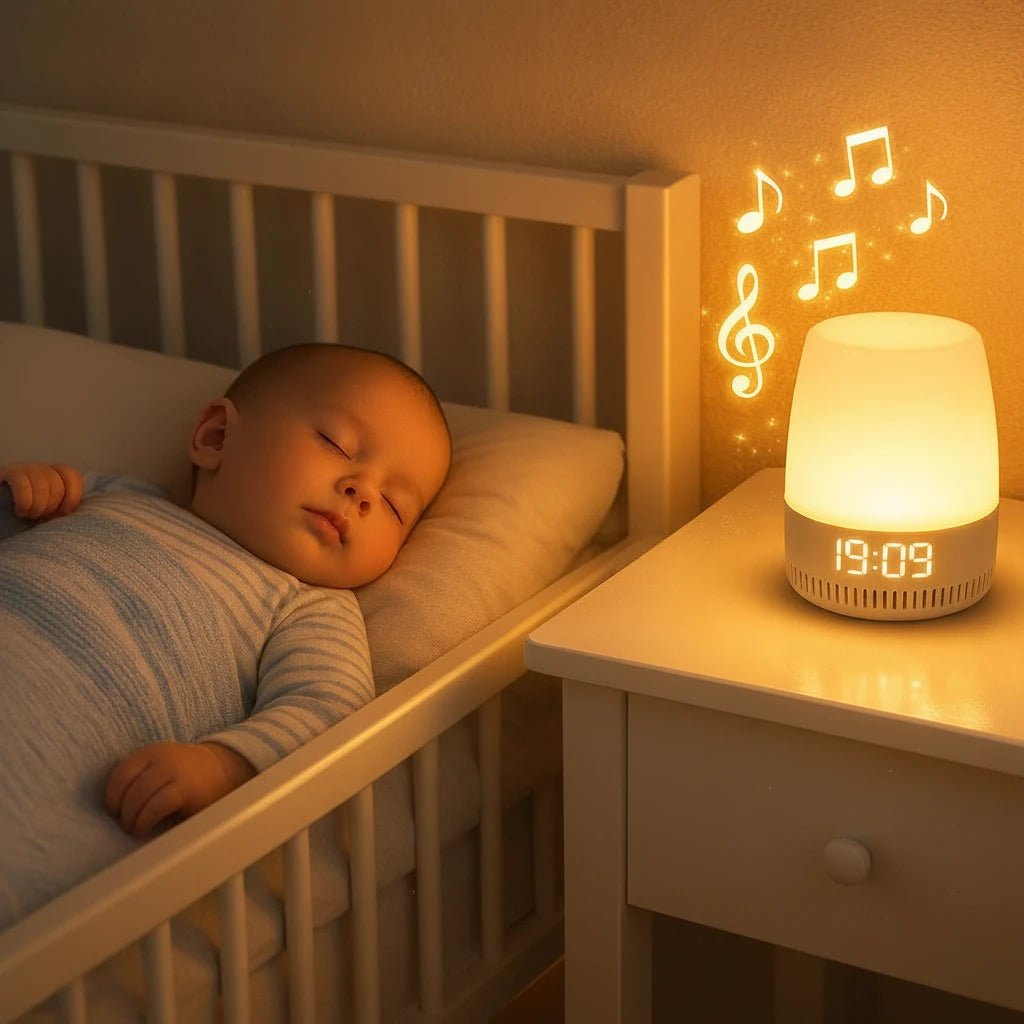 White Noise Machine with Night Light — 19 Soothing Sounds, Portable Sleep Aid for Home & Travel - Babytopia32